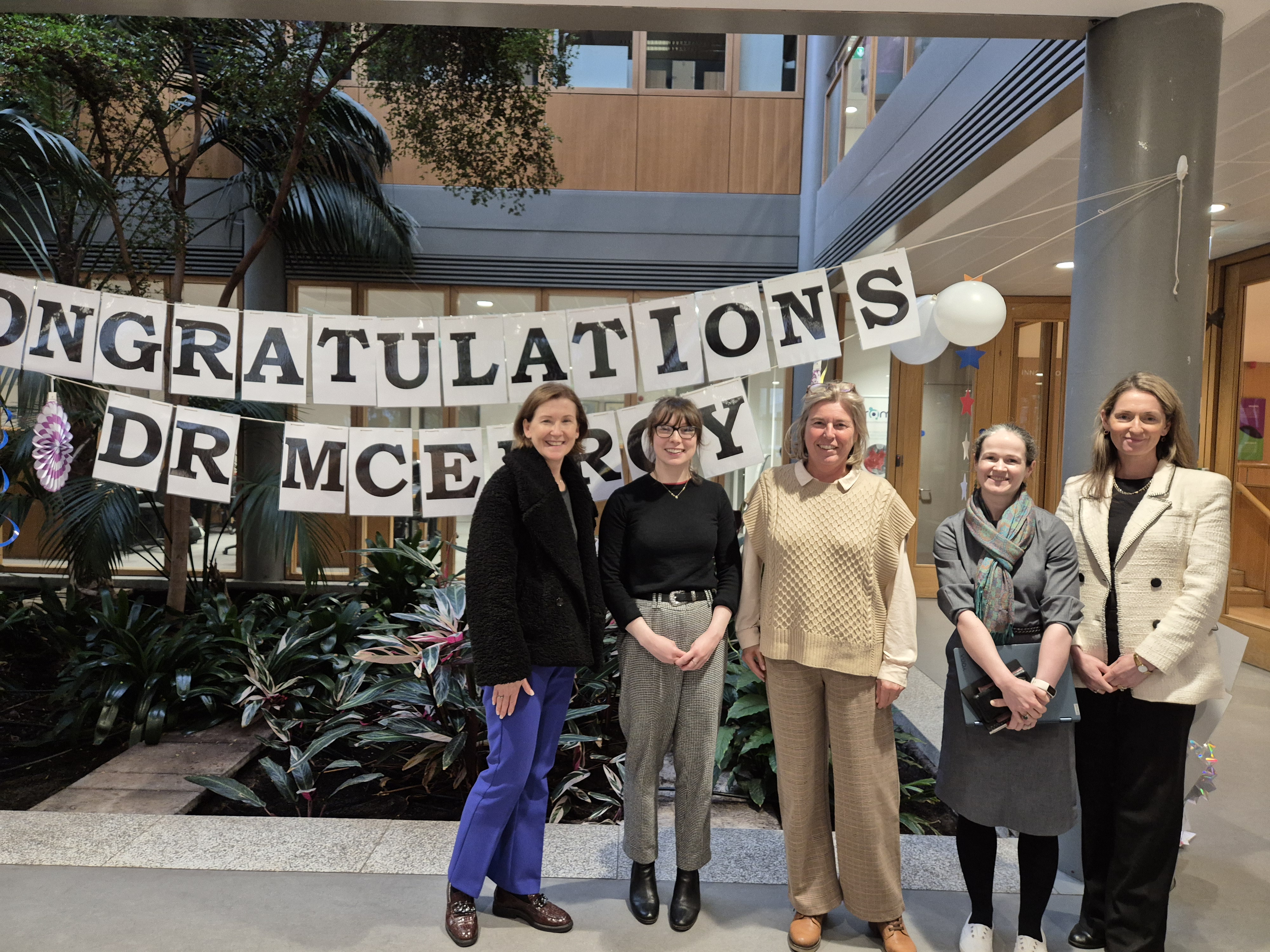 Congratulations Dr. McElroy